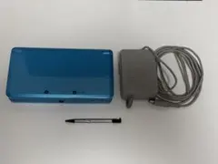 ニンテンドー3DS ライトブルー本体 充電器 タッチペン