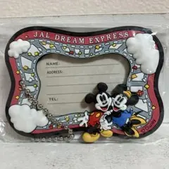 新品未開封　ディズニー JAL DREAM EXPRESS 名札　ミッキーマウス