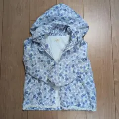 美品　ビケットクラブ　花柄　ウィンドブレーカー　ジャンパー　サイズ100