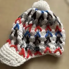 VOLCOM カラフルニットビーニー ポンポン付き