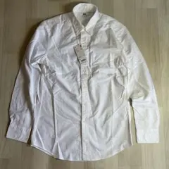 新品 UNIQLO ボタンダウンシャツ オフホワイト S