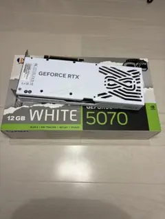 Palit GeForce RTX5070 WHITE 保証残アリ - メルカリ
