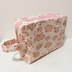 ハンドメイド　オムツポーチ ピンク