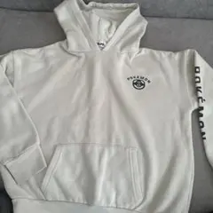 ポケモン フード付きパーカー ホワイト　裏起毛