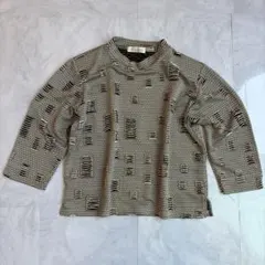 VANZA ORIGINAL FASHION 総柄 五分袖 トップス