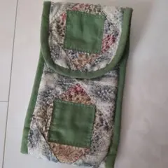 パッチワーク ハンドメイド スマホケース ポーチ