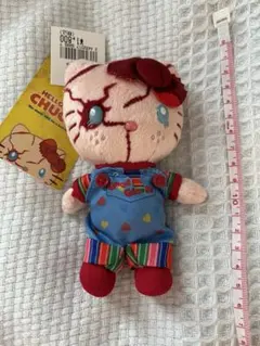 【おまけ付き】 USJ ハローキティ チャッキー ぬいぐるみ USJ × ハローキティー × チャッキー コラボ ぬいぐるみ 大小2つ
