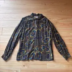 【美品】 ⭐︎PENDLETON⭐︎ヴィンテージ長袖ブラウス　総柄のサムネイル