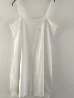 美品　THENIME ヴィンテージ　コットンキャミソールドレスのサムネイル