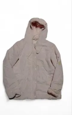 FILA コーデュロイ 中綿ジャケット XSサイズ ピンク フィラ フード付き