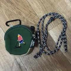 gym master コインケース 丸型 カラビナ付き