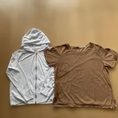 FREDY & GLOSTER パーカー Tシャツ 2点セットのサムネイル
