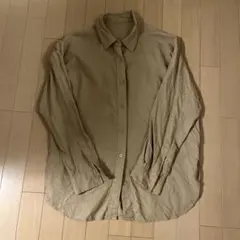 【最終価格】GU ベージュシャツのサムネイル