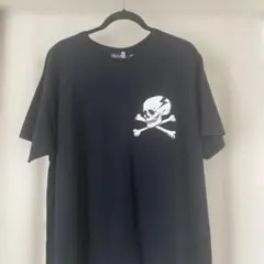 スカルデザイン Tシャツ 黒　Coffee bar Cowboy ドクロ　ロック