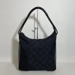 GUCCI グッチ GG キャンバス ワンショルダーバッグ 黒 y2k - メルカリ