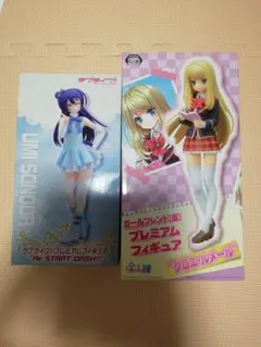 全品新品未開封保管　フィギュア2体　ラブライブ1体とガールフレンド（仮）1体