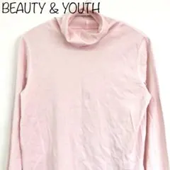 【BEAUTY & YOUTH】コットンフライスシアーカットソー　ピンクのサムネイル