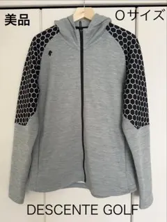 美品　DESCENTE GOLF ダンボールニットジャージジャケット　Ｏ