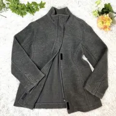 人気! ブルックスブラザーズ ウール スタンドカラー　コート ブラウン グレー