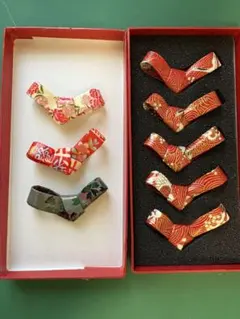 和風デザイン 紙製箸置き 8個セット