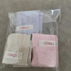 CHARLE タオルハンカチ 3枚セット