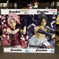 NARUTO Grandista サクラ & サスケ フィギュアセット