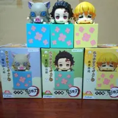 鬼滅の刃ひっかけフィギュア 炭治郎 伊之助 善逸