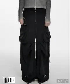 nache CORDUROY PATCH CARGO PANTS unisex