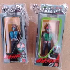 シークレット旧1号　新2号　仮面ライダー　ソフビパッケージチャーム