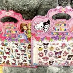 ぷくぷくシール　キティandサンリオキャラクターセット