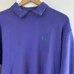 即購入可 FRED PERRY スウェット パープル 古着のサムネイル