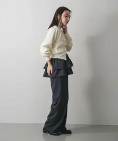 SENSE OF PLACE マルチウェイフリルレイヤードパンツ