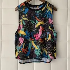 ZUMBAトロピカル柄 タンクトップ XS 正規品 ズンバウェア
