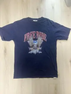 FREE RIDE 鷲グラフィック Tシャツ　roial ヴィンテージ仕様