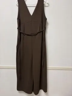 新品未使用】SLOBE IENA Vネックノットサロペット ブラック - メルカリ