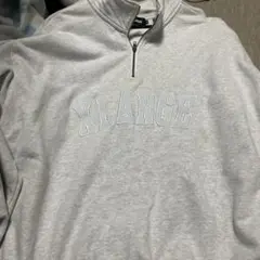 X-Large ハーフジップ　グレー