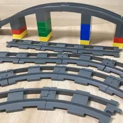 レゴ　デュプロ　10872　あそびが広がる! 鉄道橋とレールセット　レール　線路