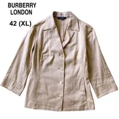 BURBERRY LONDON 七分袖ジャケット 大きいサイズ42 ノバチェックのサムネイル