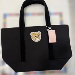オールドテディ ワッペントートバッグ フェイラー ブラック 黒