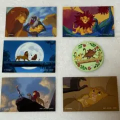 ライオン・キング 刺繍缶バッジ　メモリアルステッカーセット