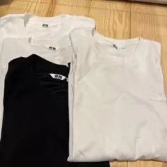 UNIQLO U Tシャツ Lサイズ ホワイト ブラック セット