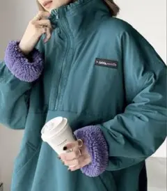 フリースジャケット Mサイズ ブルーグリーン・パープル