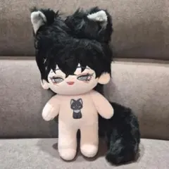 無属性 ぬいぐるみ 20cm オッドアイ ケモ耳 しっぽ付き！ - メルカリ