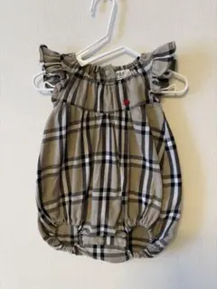 POLO Baby チェック柄ロンパース 70サイズ