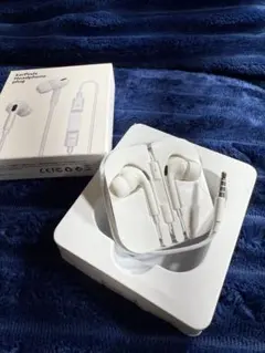 有線イヤホン ホワイト 3.5mmジャック