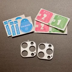 iPhone14Pro 14ProMax カメラカバー レンズカバー シルバー