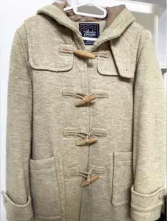 ロデオクラウンズ　ダッフルコート　ベージュ　フード付き　レディース