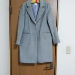 【美品】通勤にも。合わせやすいチェスターコート グレーのサムネイル