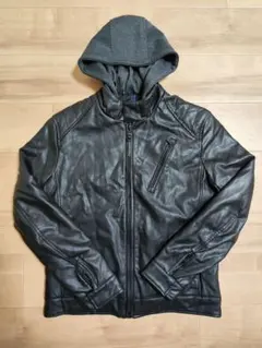 MICHAEL KORS フード付きフェイクレザージャケット Sサイズ
