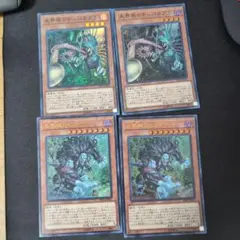 【遊戯王】未界域 ビッグフット2枚、チュパカブラ2枚